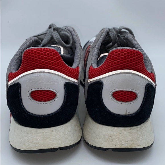 Adidas Tresc Run Grey Scarlet Men's Athletic Shoes Size 13 - Picture 3 of 13